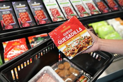 Queso Cheese in a retail store