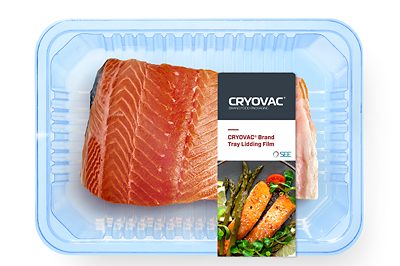 Lid film for fresh salmon