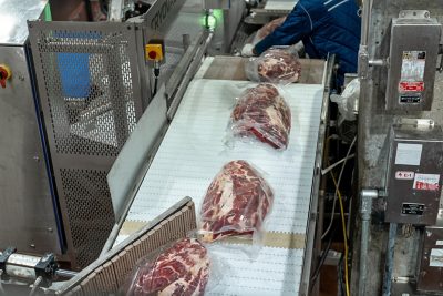 Equipment for beef packaging