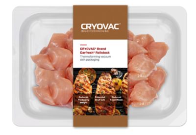 Poultry dices packed with Darfresh rollstock