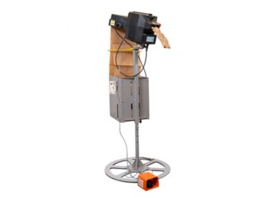ProPad Mini paper cushioning system on a freestanding floor stand.