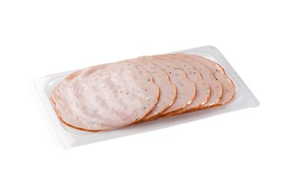 Tranches de porc fumé, emballées sous vide 