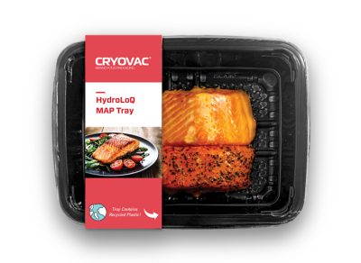 seasoned salmon in HydroLoQ padless tray