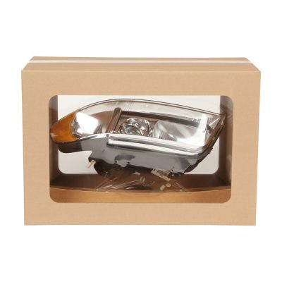 automobile headlight in suspension packaging